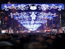 Belediye cadde ışık süsleme